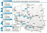 Autostrady płatne w Polsce. Stawki myta na A1, A2 i A4 (MAPA)