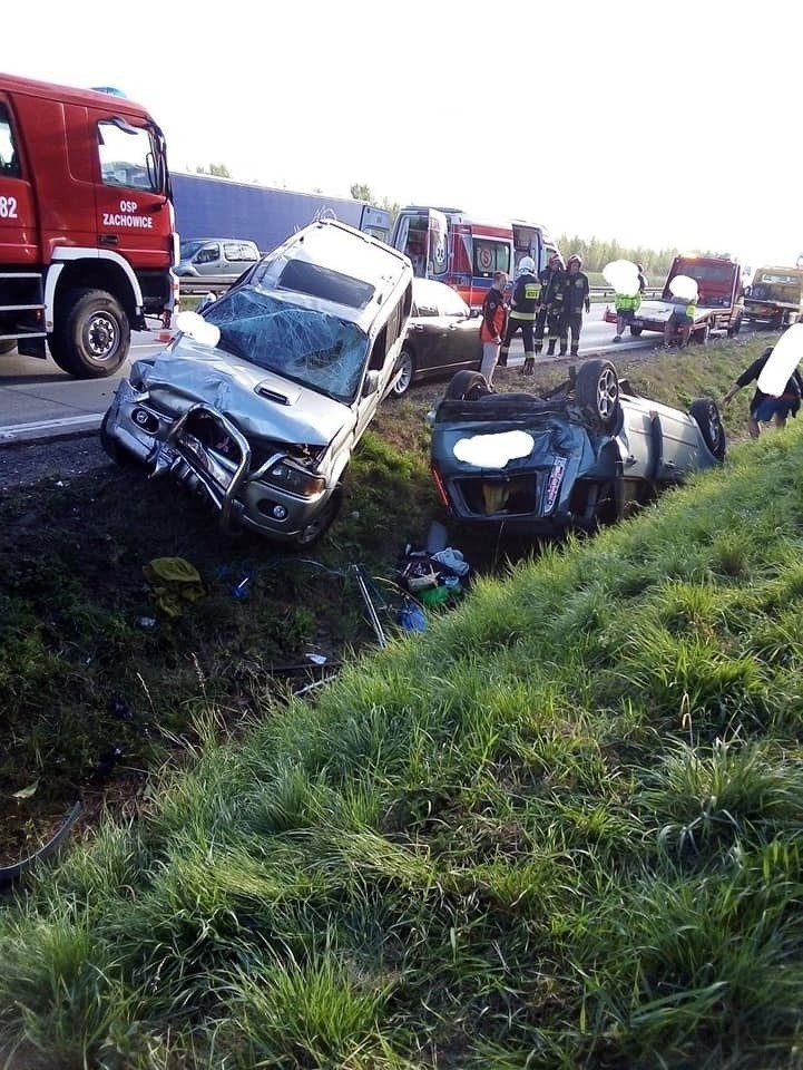 Wypadek na autostradzie A4 - 10 września 2018
