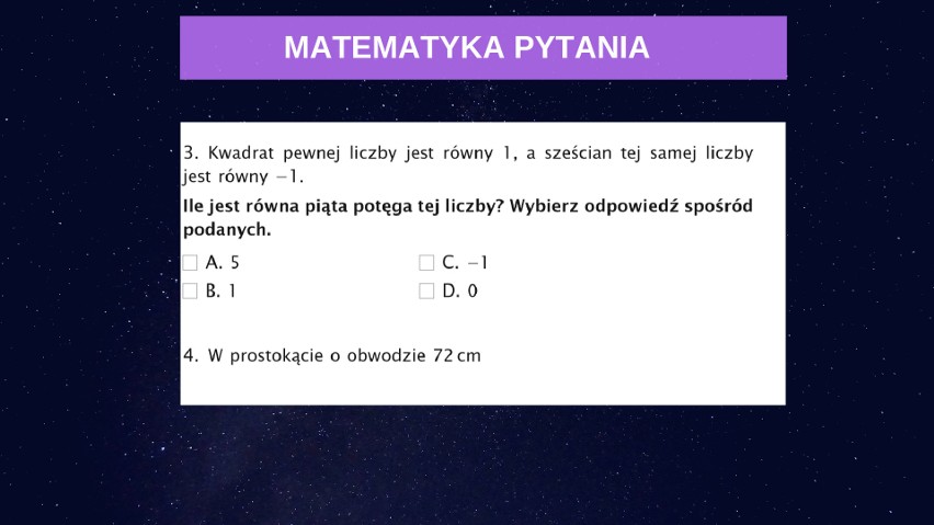 Egzamin ósmoklasisty 2019. [3.11] Matematyka - test próbny ósmoklasisty z Gdańskim Wydawnictwem Oświatowym