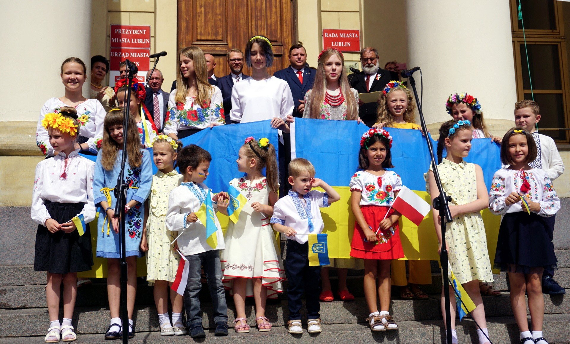 Ukraina świętuje w Lublinie niepodległość. „Dobrzy ludzie muszą tworzyć