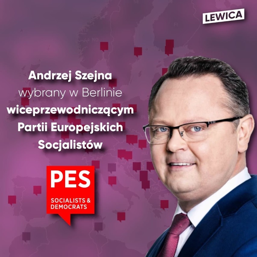 Nasz poseł Andrzej Szejna wiceprzewodniczącym Partii Europejskich Socjalistów! Zobaczcie zdjęcia