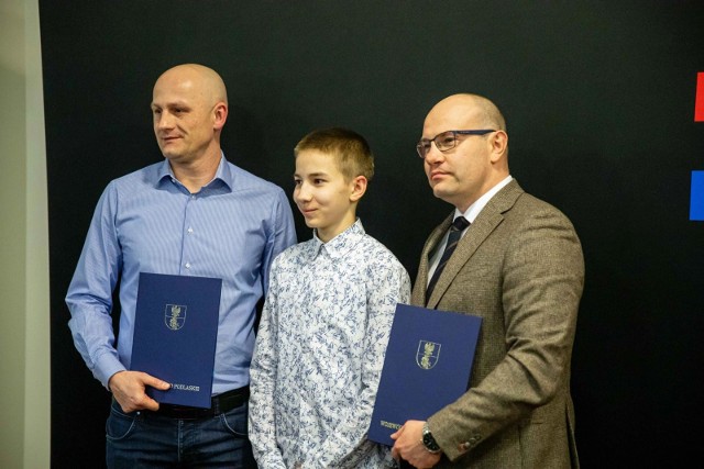 14-letni pięściarz Maciej Marchel został pierwszym Ambasadorem Podlaskiego Sportu