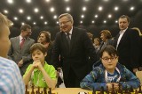 Prezydent Komorowski i prezydent Węgier w Katowicach: Pomnik i szachy łączą Polaków i Węgrów