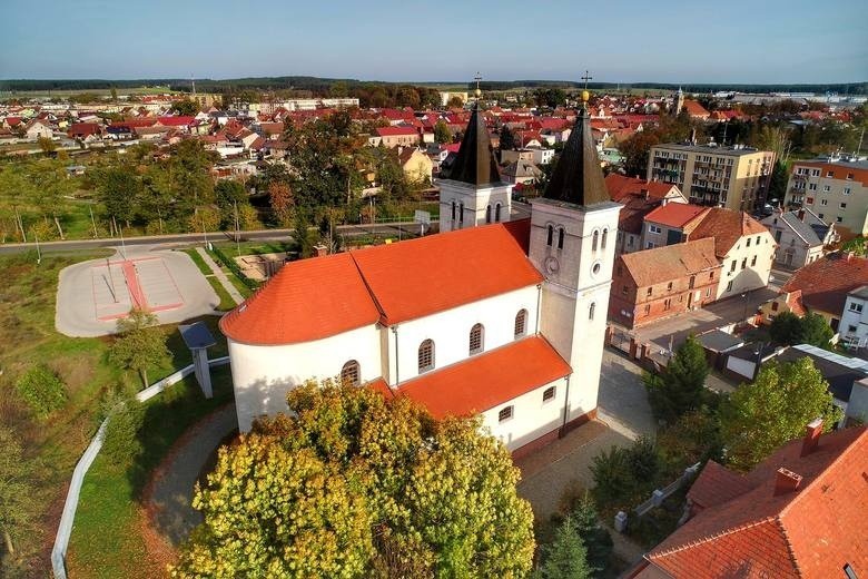 Babimost z lotu ptaka w obiektywie Grzegorza Walkowskiego