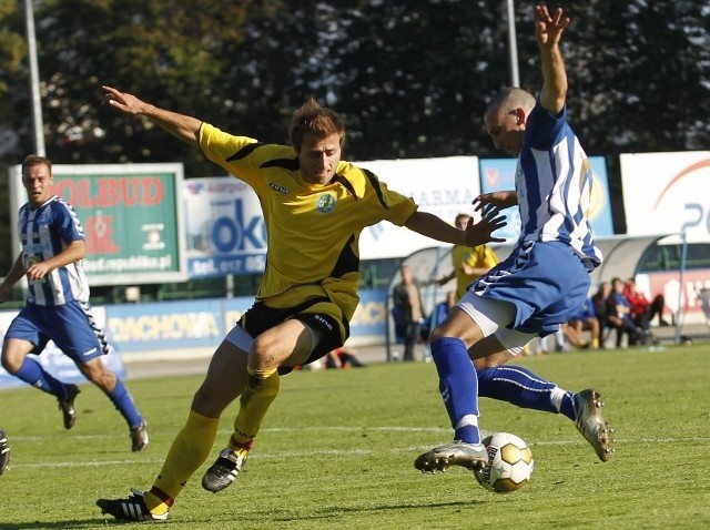 Andreja Prokić był najbliżej zdobycia gola dla Stali.