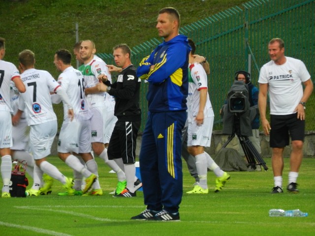 Trenerzy po meczu Arka Gdynia - MKS Kluczbork