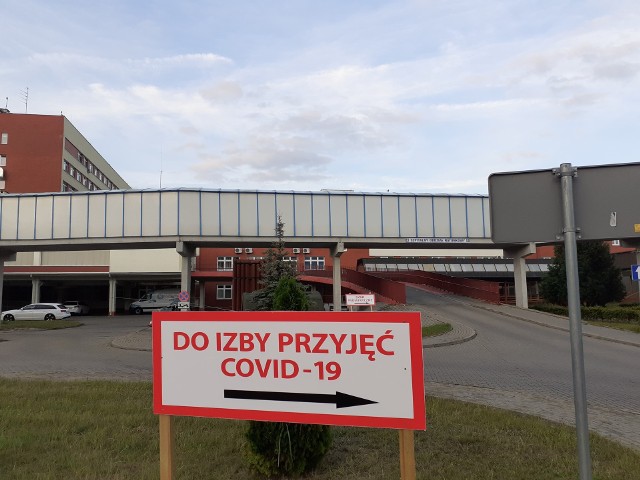 Izba przyjęć "covidowa" znajduje się w kompleksie dziecięcym szpitala w Grudziądzu