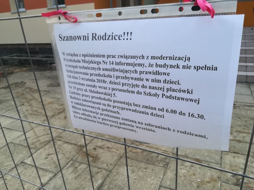 Dzieci wrócą do żłobka od 1 kwietnia. A remont miał skończyć się już w zeszłym roku...