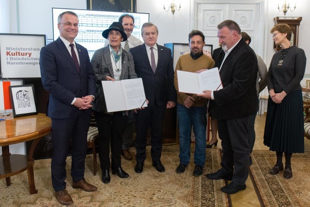 Uroczystość podpisania porozumienia w Warszawie.
