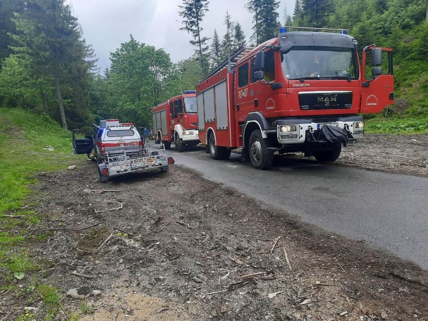 Wypadek w Sopotni Wielkiej.