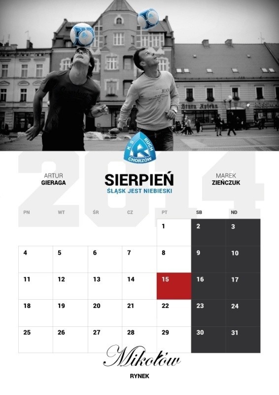 Kalendarz Ruchu Chorzów 2014