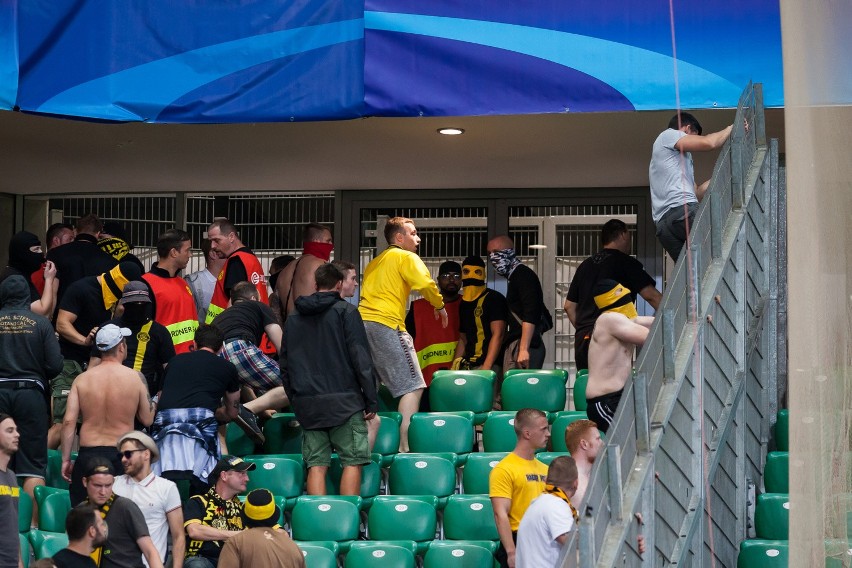 Legia - Borussia kibice