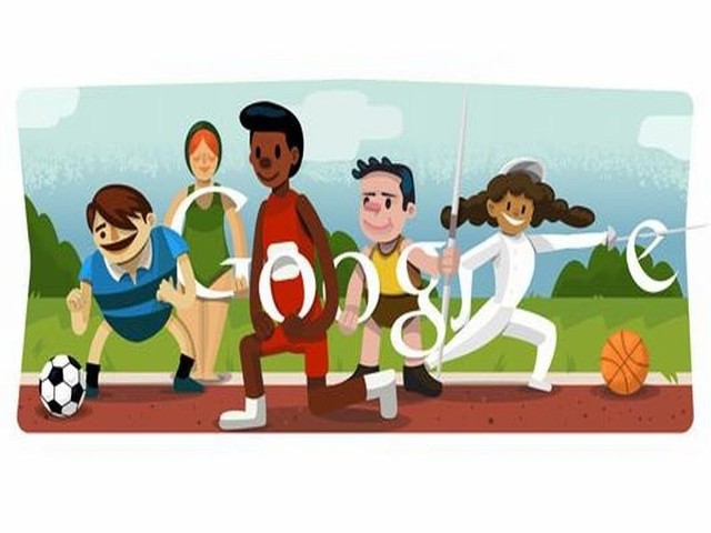 Google Doodle na dzień otwarcia Igrzysk Olimpijskich Londyn 2012