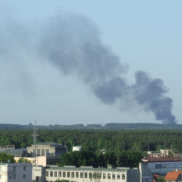 Zdjęcia pożaru w Fordonie