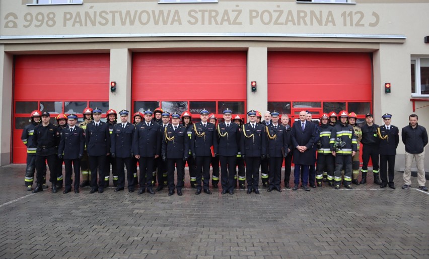 Zdjęcia z uroczystości objęcia stanowisk w JRG Chełmża.