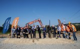 Uroczyste wbicie łopaty pod budowę odcinka drogi ekspresowej S19 Babica - Jawornik