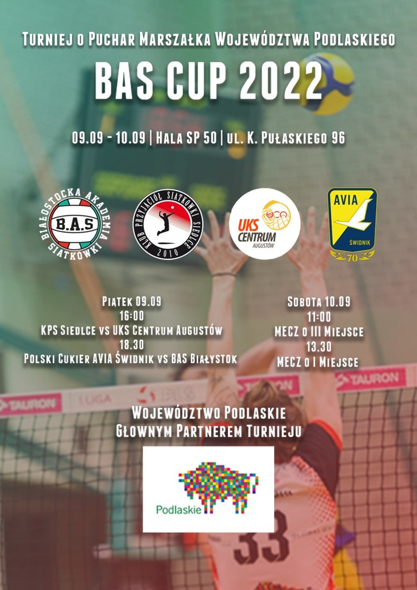 Plakat promujący turniej w Białymstoku