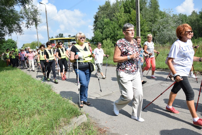 Marsz nordic walking w Zawierciu