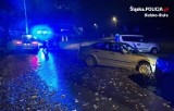 Bielsko-Biała: 15-latek ukradł z parkingu BMW. Wpadł w ręce policji, bo wjechał do rowu
