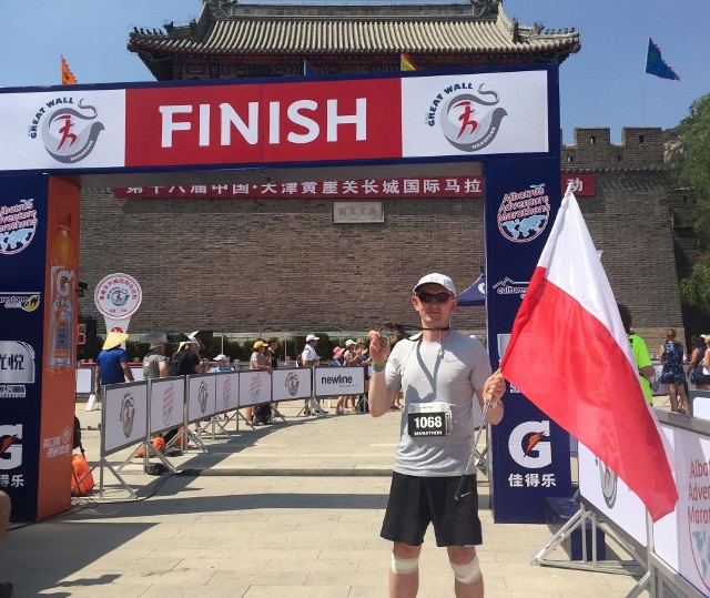 Ubiegłoroczny The Great Wall Marathon w Chinach - jeden z najtrudniejszych na świecie, pan Paweł ukończył na 67 miejscu wśród 816 uczestników.