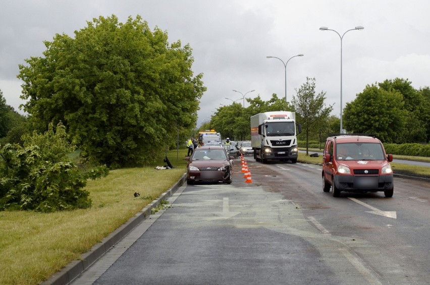 Do groźnie wyglądającej kolizji doszło w piątek (05.06)...