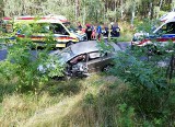 Czołówka dwóch aut osobowych na trasie między Smołdzinem a Gardną Wielką. Poszkodowana zabrana śmigłowcem LPR