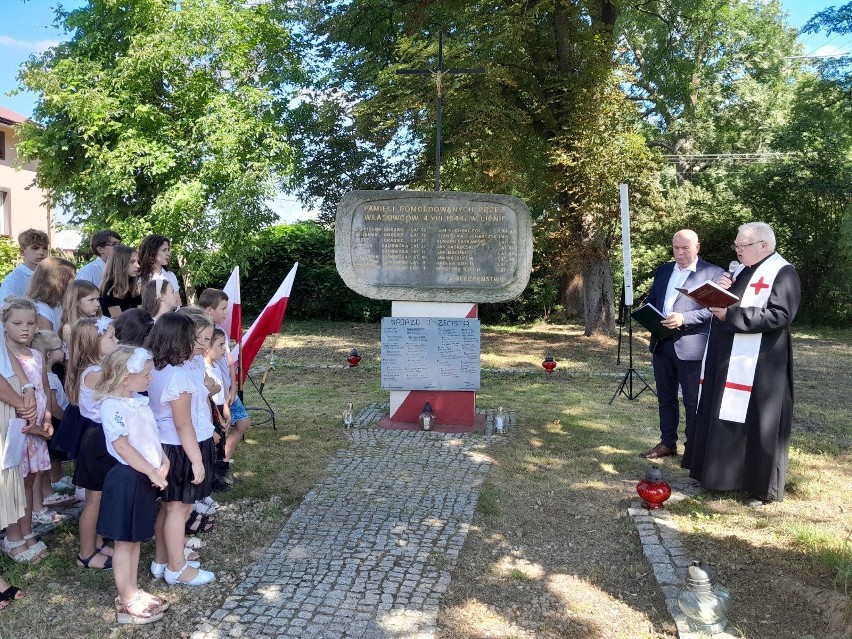 78 rocznica mordu we wsi Lipno w gminie Oksa. Mieszkańcy...