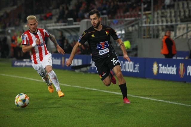 Cracovia - Jagiellonia. W tym sezonie "Pasy" wygrały w Pucharze Polski 4:2, a przegrały w lidze w Białymstoku 2:3