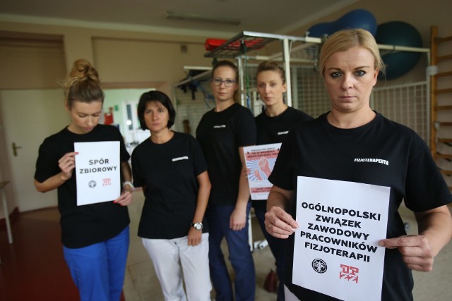 Ogólnopolski protest fizjoterapeutów i diagnostów laboratoryjnych rozpoczął się w poniedziałek 23 września