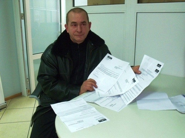 Sławomir Rutkowski uzbierał sporą ilość korespondencji z Bankiem Pocztowym. Jak na razie nie otrzymał satysfakcjonującej go odpowiedzi.