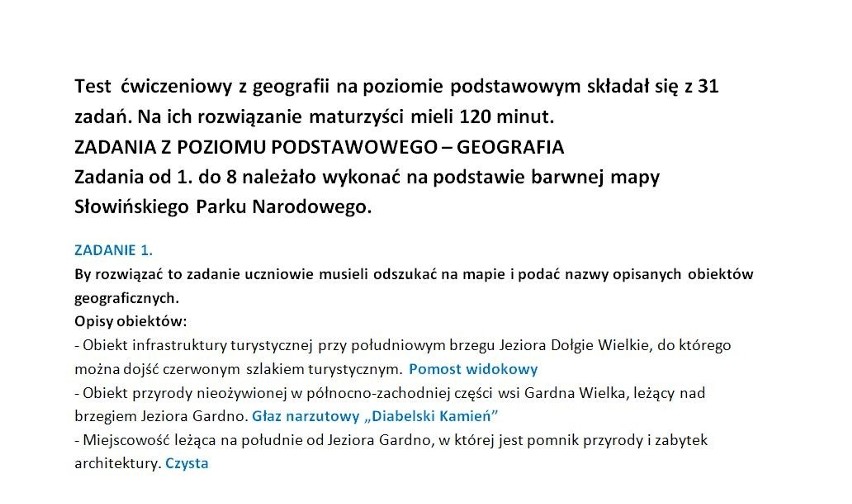 Matura 2014. Próbna geografia już napisana [ARKUSZ, ODPOWIEDZI]