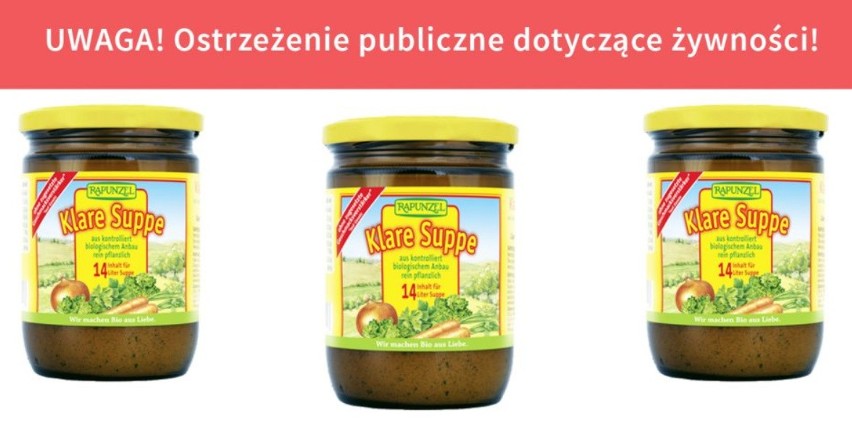 Wycofano bulion warzywny w proszku bio pod nazwą Rapunzel...