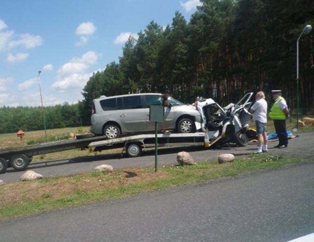 W wypadku zginął kierowca lawety.