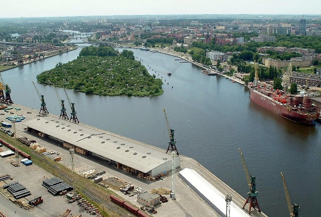 Port w Szczecinie.