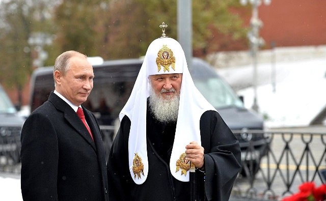Patriarcha Cyryl jawnie wspiera rosyjską inwazję na Ukrainę.