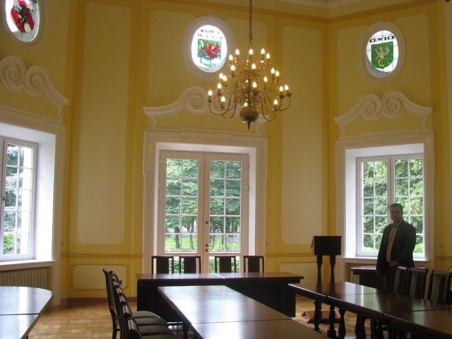 Lęborskie starostwo powiatowe ma już wyremontowaną salę obrad. 