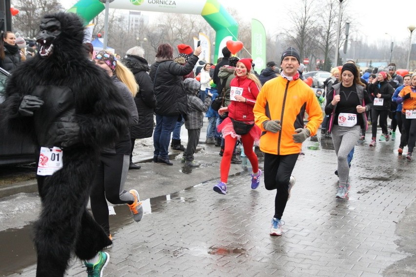 Bieg Walentynkowy 2017 w Dąbrowie Górniczej