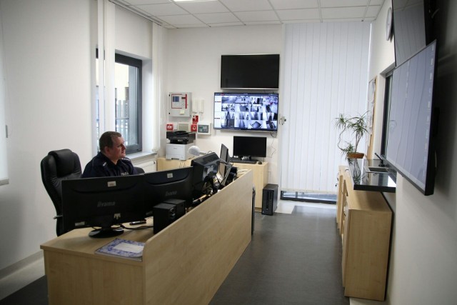 Monitoring w Komendzie Powiatowej Policji w Tucholi