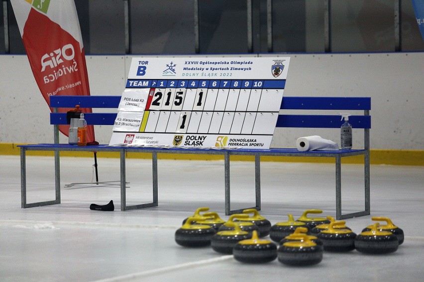Ogólnopolska Olimpiada Młodzieży Dolny Śląsk 2022. Kończy się rywalizacja w curlingu [ZDJĘCIA]