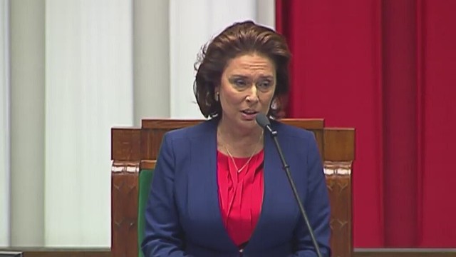 Małgorzata Kidawa-Błońska marszałkiem Sejmu