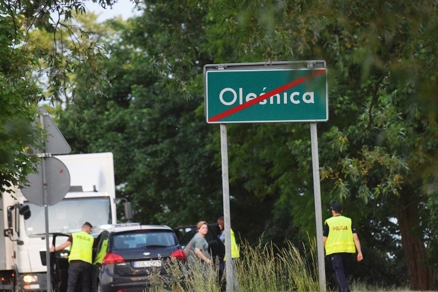 Wypadek pod Oleśnicą 10.06.2021