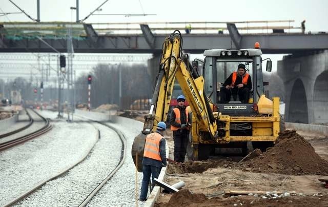 Budowa peronów na Bydgoszcz WschódBudowa perony Bydgoszcz Wschód