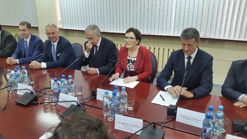 Ewa Kopacz w Łodzi. Premier obiecała 100 milionów dla ICZMP