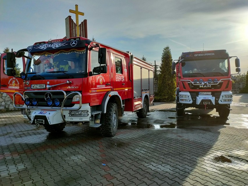 Wielki pożar lasu w miejscowości Gąsawy Kurkoć w gminie Jastrząb. W akcji ponad 50 strażaków i samoloty gaśnicze