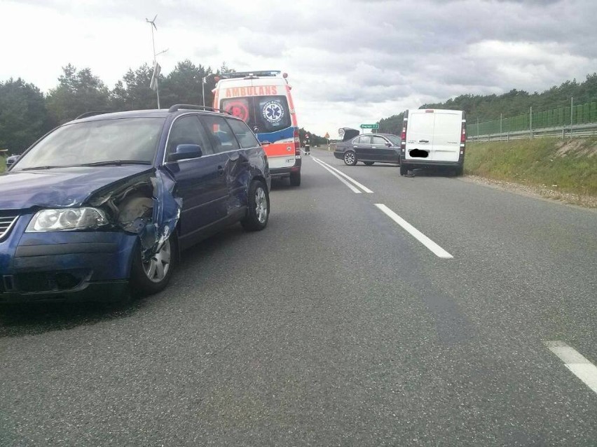 Wypadek między Stryszkiem a Zielonką