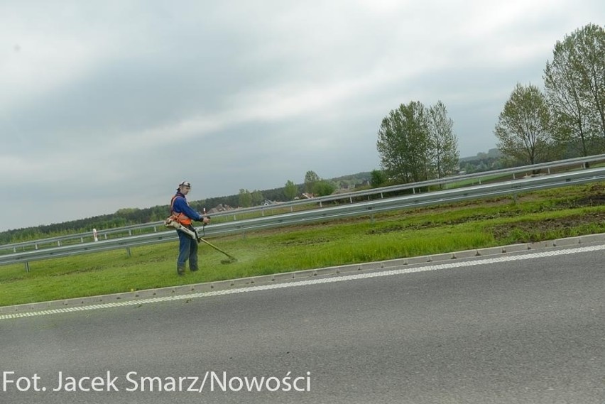 Autostrada A1 do Łodzi przed otwarciem