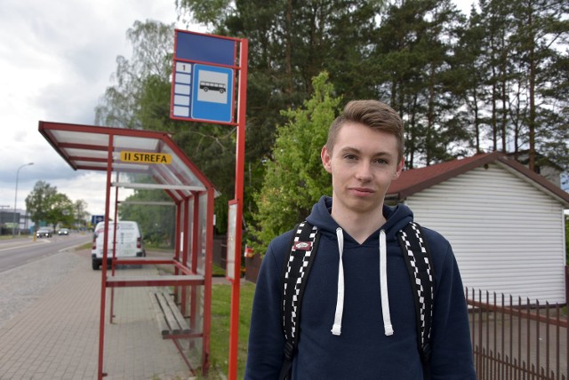 Myślę, że objęcie naszych autobusów pierwszą strefą to bardzo dobry pomysł. Ja na pewno skorzystam, bo codziennie dojeżdżam do szkoły - mówi Szymon Drozdowski z Sobolewa.