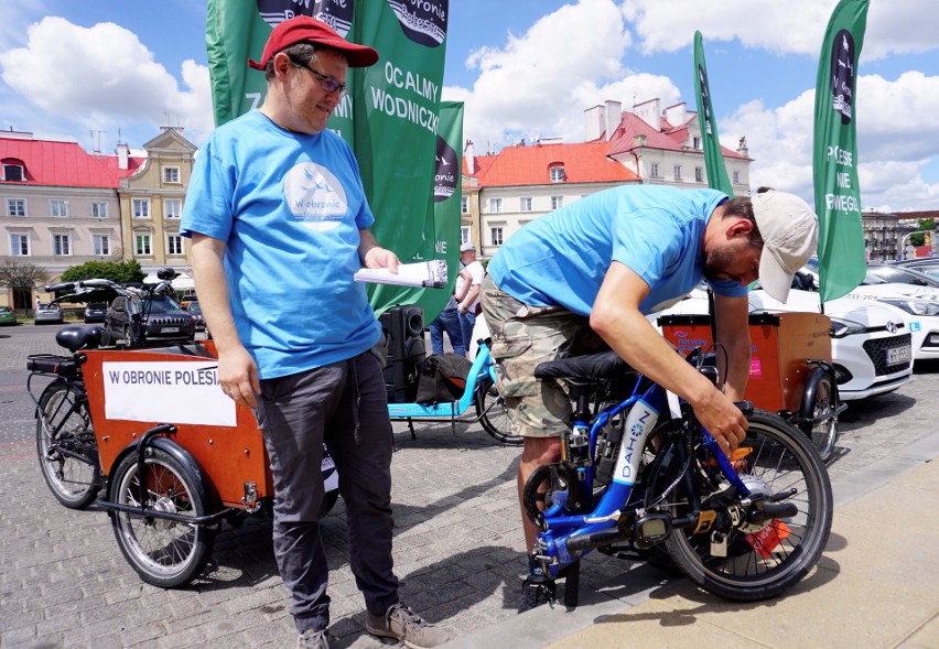 Rowerowa karawana w obronie Polesia.  "Woda cenniejsza niż węgiel"