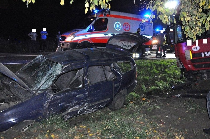 Cztery osoby zostały poszkodowane w wypadku, do którego...