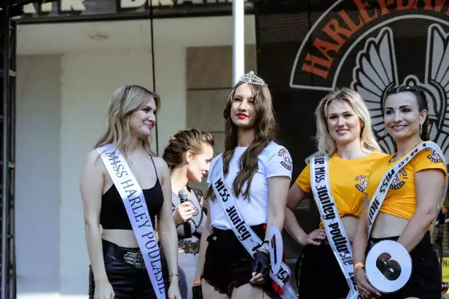 Kandydatki do tytułu Miss Harley Podlasie zaprezentowały się przez białostocką publicznością